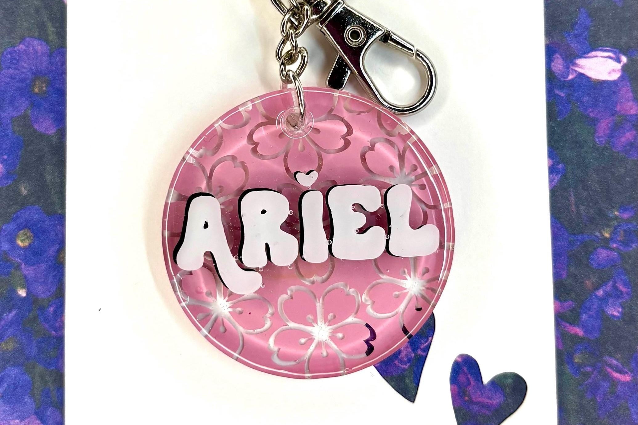 Custom Name 2 Inch Keychain
