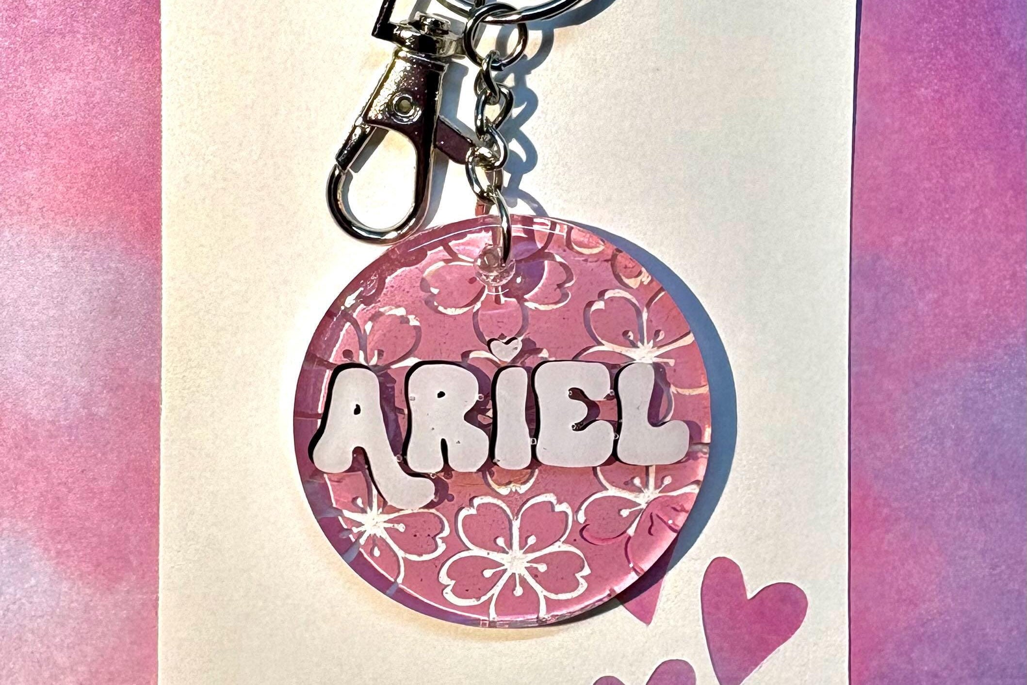Custom Name 2 Inch Keychain