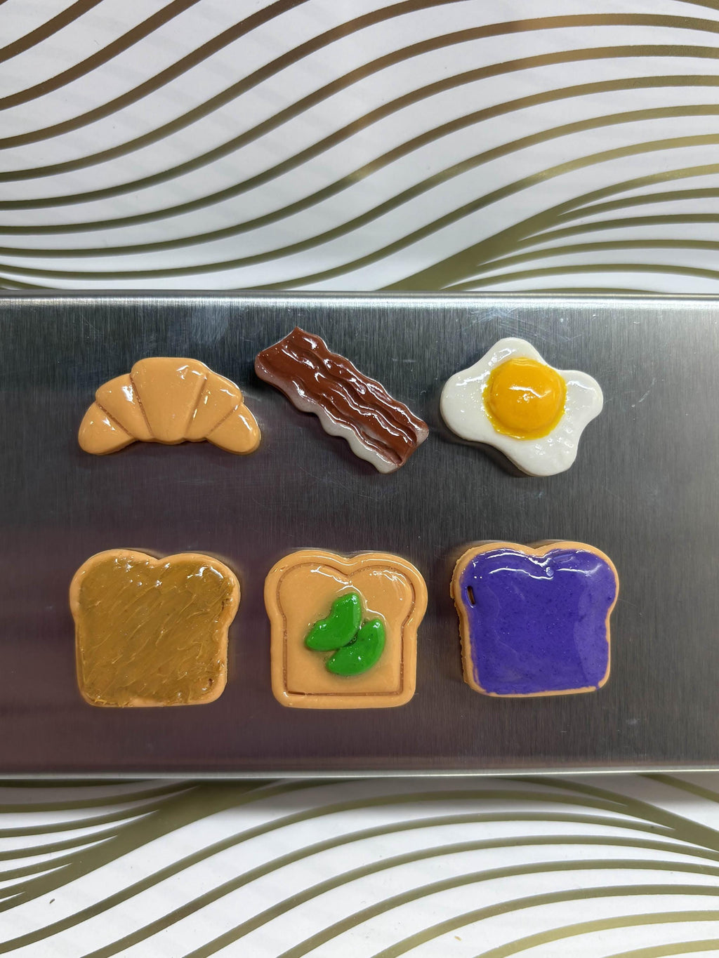 Set of Breakfast Food Themed Magnets