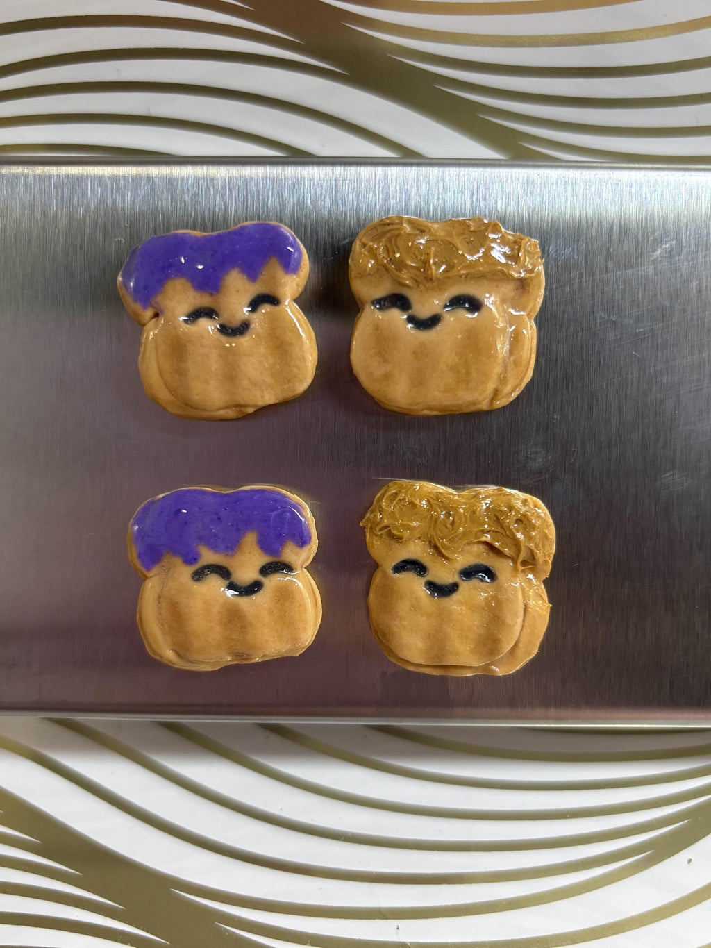 Peanut Butter & Jelly Buddy toast Themed Magnets
