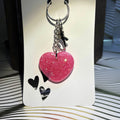 Heart Keychain with customizable text
