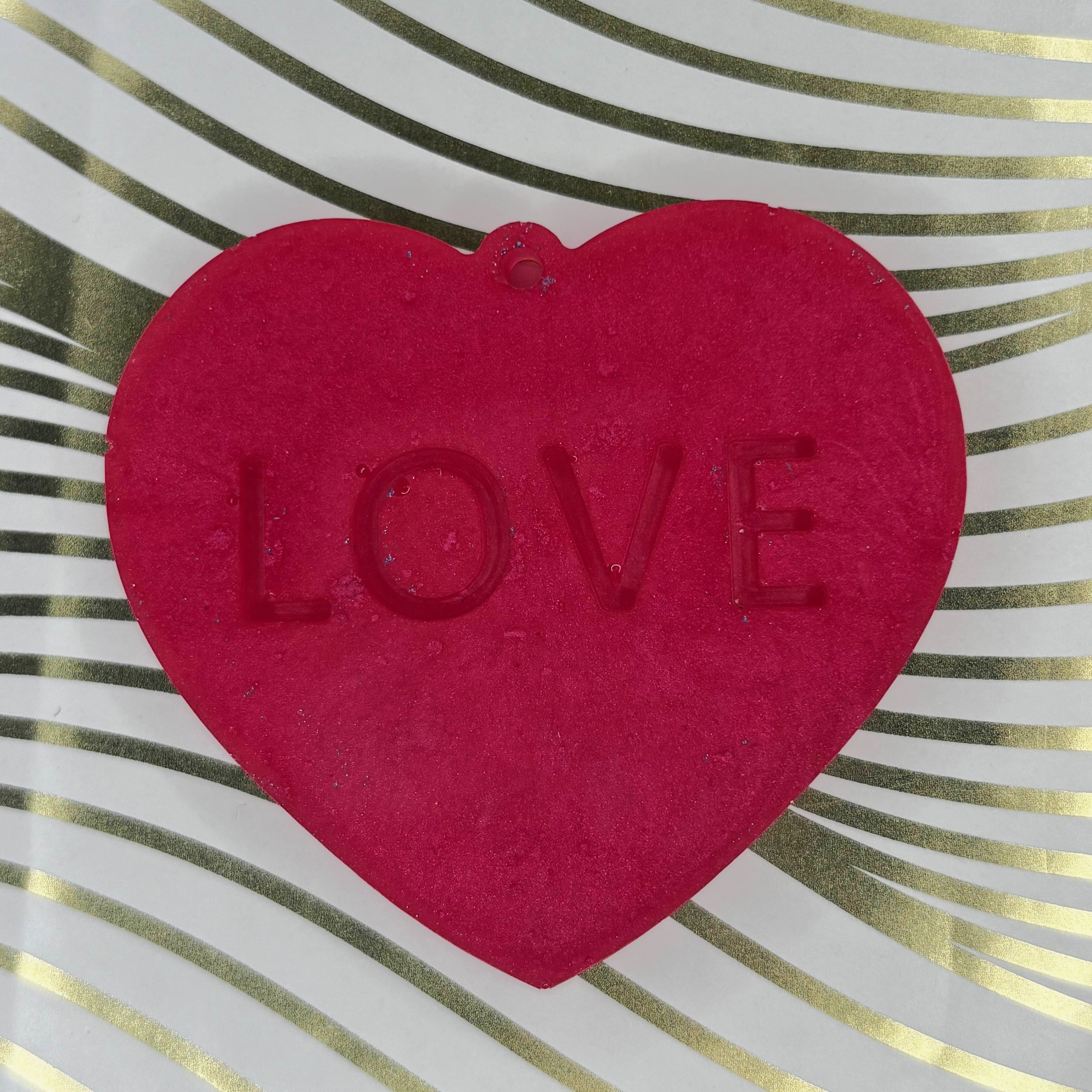 Valentines Heart Keychain