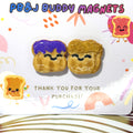 Peanut Butter & Jelly Buddy toast Themed Magnets