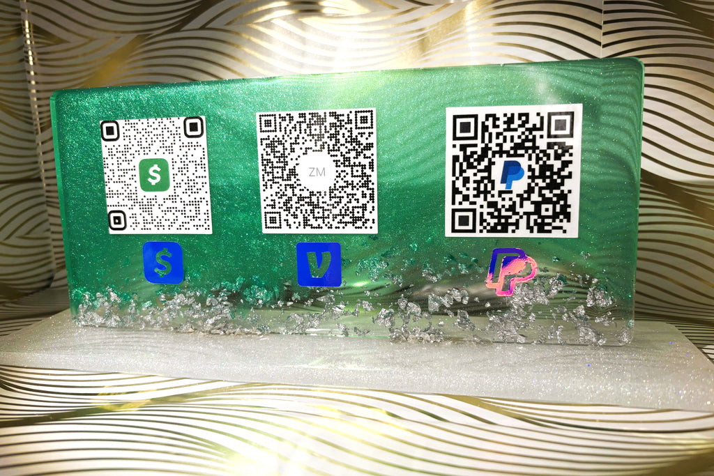 Custom Resin QR Payment/ Social Media
