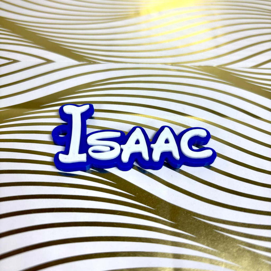 Custom Disney Inspired Name Keychain | Personalized 3D Printed Name Tag | Holographic Back