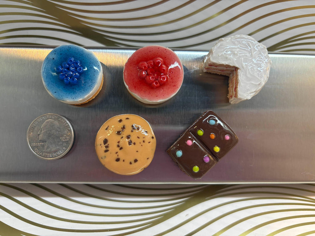 Set of Desert Food Themed Magnets