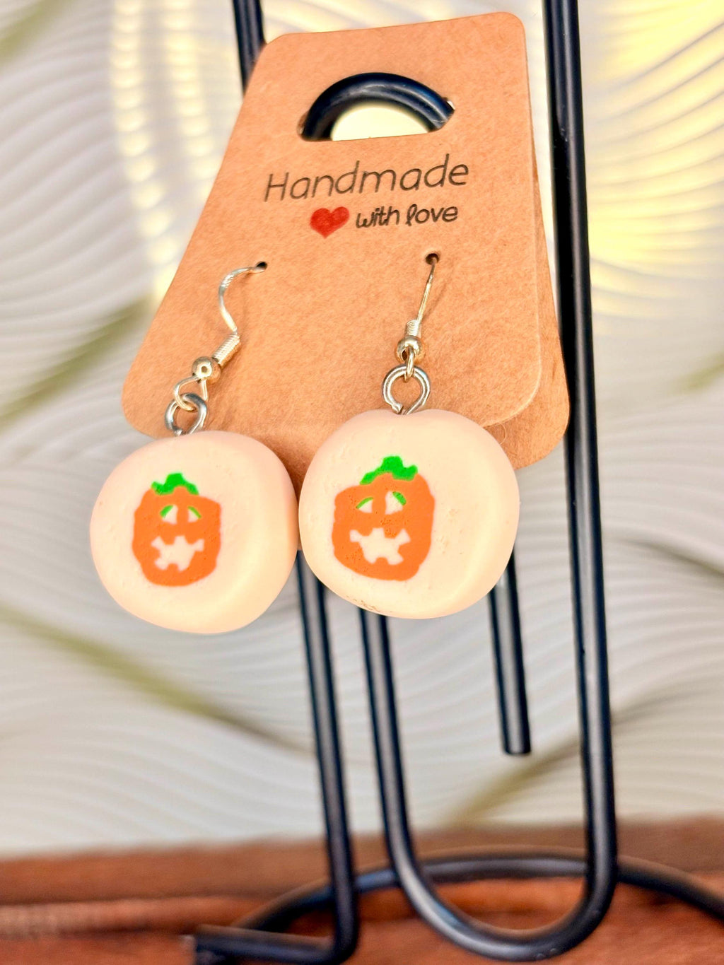 Pillsbury cookie inspired Halloween Cookie themed earrings