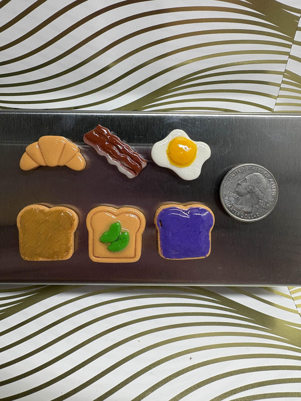Set of Breakfast Food Themed Magnets
