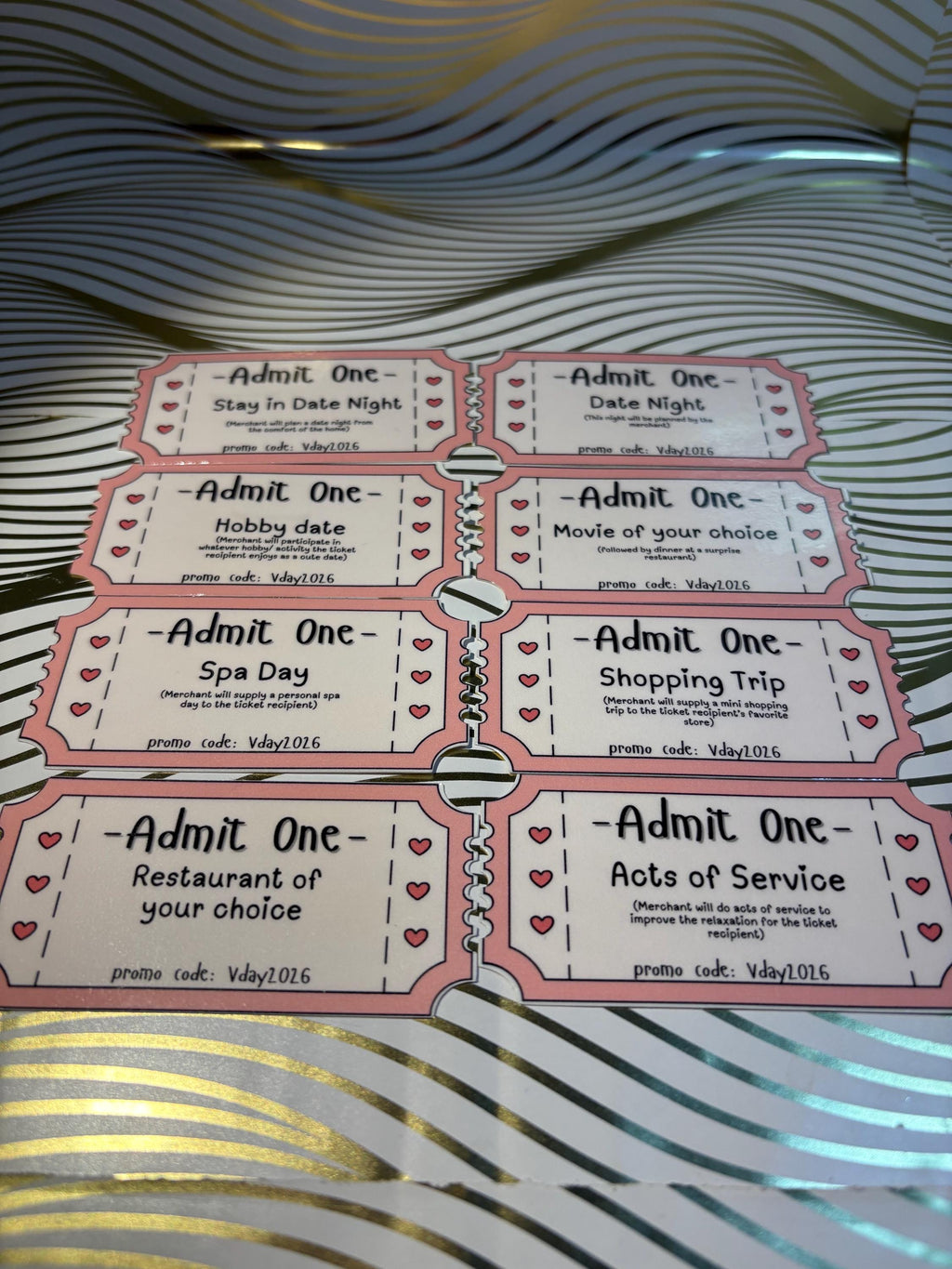 Valentine’s Day tickets gift