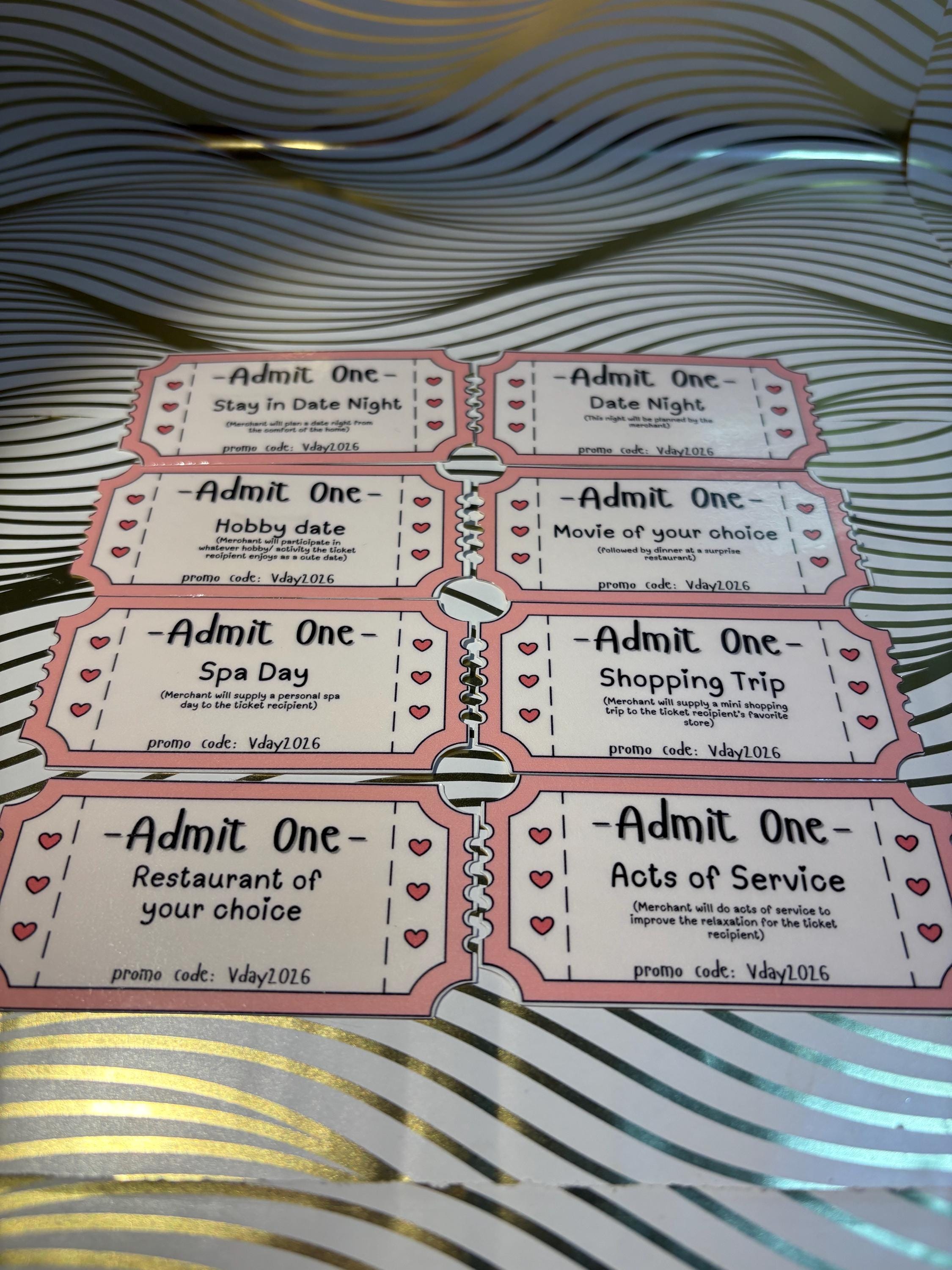 Valentine’s Day tickets gift