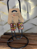 Cosmic Brownie food themed earrings